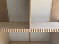 Quş evi – MDF materialdan - İki mərtəbəli konstruksiya, üstü üçbucaq — 3. fotó