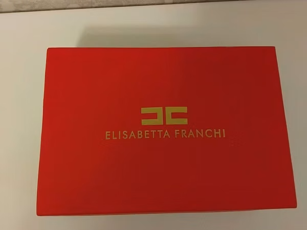 Elisabetta Franchi çiyin çantası - Rəng: dəniz mavisi - Material