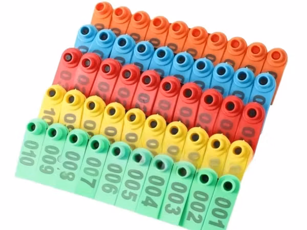 TPU Sheep Ear Tags Are Durable, Flexible & Eco - Friendly - 100pcs
