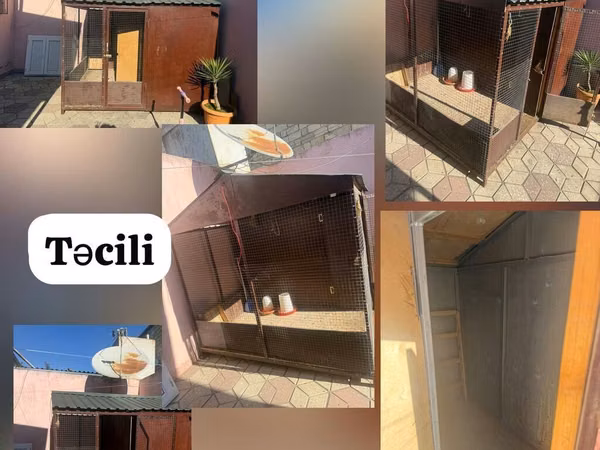 Təcili satılır: dəmir profildən hazırlanmış çoxmöhkəm açıq-qapalı