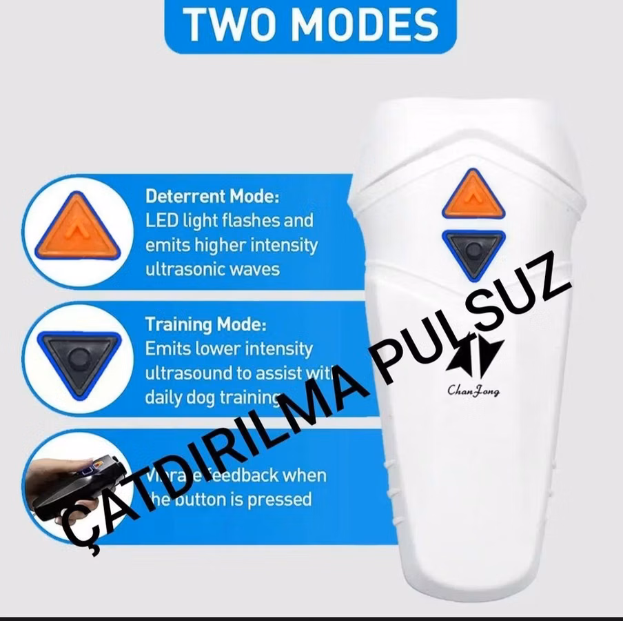 It qovan aparat isiq ve dalgali ses ile iti uzaqlasdirir test elemisem