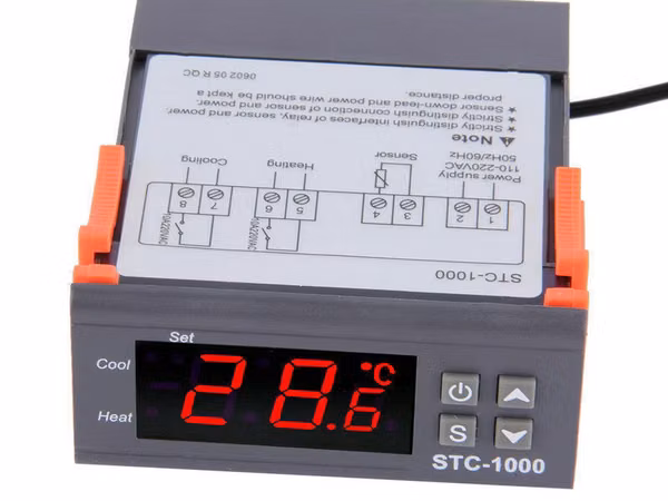 Цифровой контроллер температуры 220v и 12v