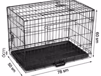 İtlər üçün metal qəfəs 🐾 🏡 Ev heyvanınız üçün təhlükəsiz, rahat və — снимка 2