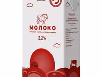Молоко ультрап. 3,2%  "астрол.коровка"1л — عکس 1