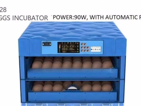 AC Dc 128eggs Incubator With Automatic Roller 90watts