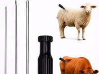 Veterinariya trokari – qoramol va qo‘ylar uchun gaz chiqaruvchi trokar — 写真 1