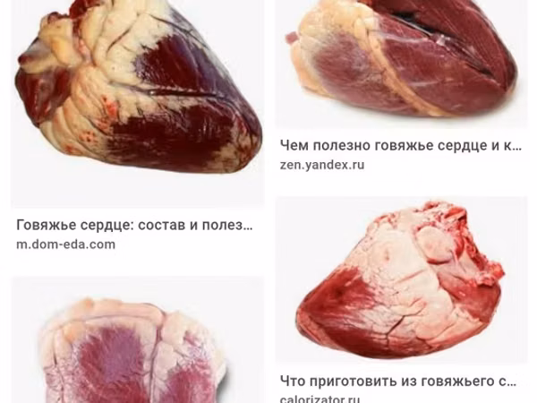 Сердце говядинабаранинаконина