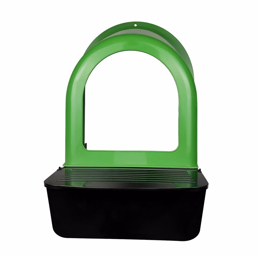 Cuibar din plastic pentru găini cu colector de ouă Des Champs NG02 Verde