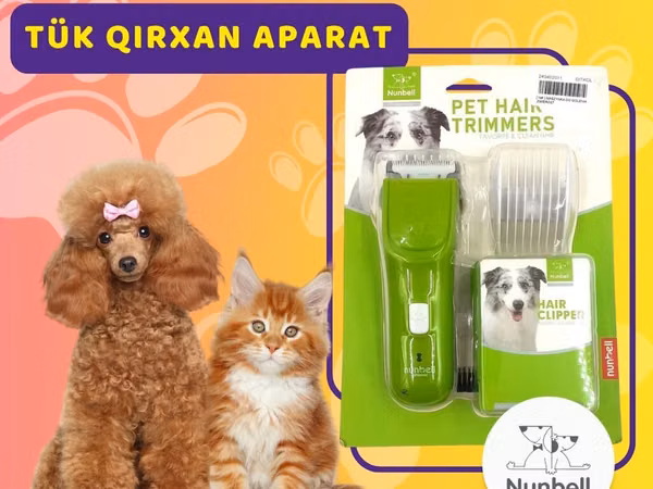İt və pişiklər üçün elektrik tük qırxan aparat – Nunbell Pet Hair