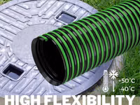 Шланг ассенизаторский 76mm, ассенизаторские шланги в Молдове, Напорно-всасывающие шланги Кишинев — foto 2