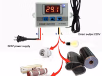 Термостаты на 220V, на 12V Термореле Терморегуляция Термометры электронные по 79 лей Выносной датчик — fotografija 2