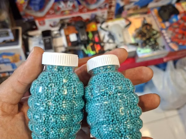 Oyuncaq silahlar üçün plastik BB mərmiləri (6 mm) – əl qumbarası