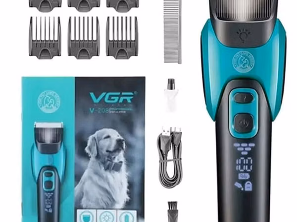 Heyvan qırxan VGR V-208 Professional Pet Clipper – ev heyvanları üçün