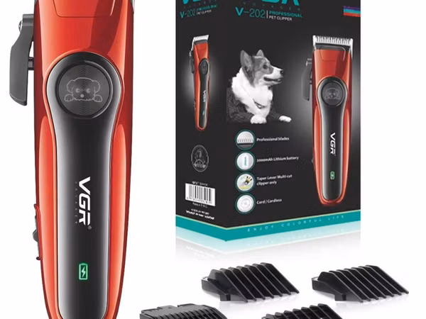 VGR 202 - İt pişik qırxan 2000mAh 2 speed 6500-7000RPM Cord/Cordless"