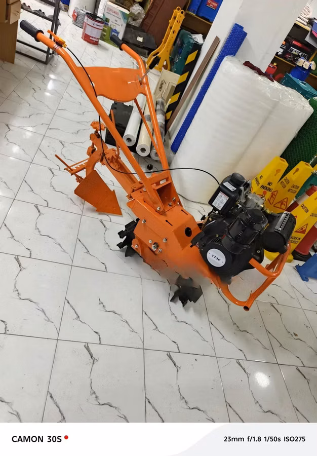 Walk Behind Diesel Agricultural Tiller
