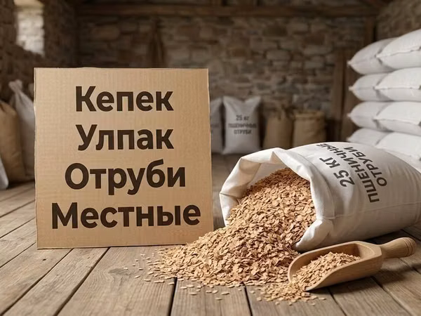 Пшеничные отруби. кепек. улпак. местные. в мешках по 25кг