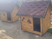 Taxta it evi - Material: keyfiyyətli taxta panellər, kənarları — zdjęcie 2