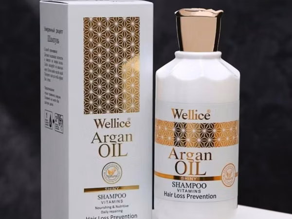 Wellice Argan Oil Shiny Shampoo – saç tökülməsinin qarşısını alan və