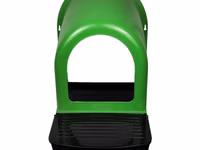 Cuibar din plastic pentru găini cu colector de ouă Des Champs NG02 Verde — 사진 3