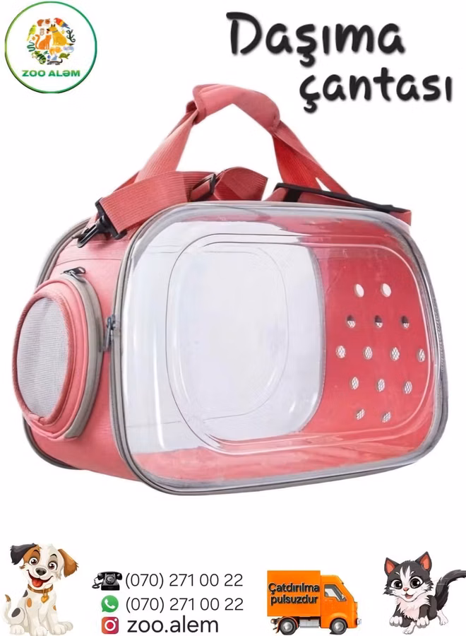 Daşıma çantası (pişik və itlər üçün) Pişik və itiniz üçün ən dəbli və