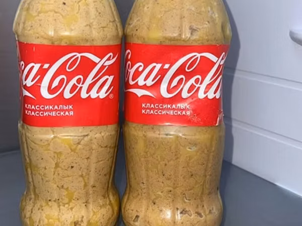 Домашняя молочная сгущёнка/масса в пластиковых бутылках. - Упаковка