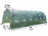 Sera Tip Tunel 6X3X2 M - ji - livrare/achitare in 4rate la 0% / agroteh — عکس 2
