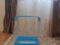 Quş qəfəsi – orta ölçü - Material: metal barmaqlaqları, möhkəm — foto 1