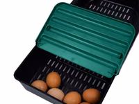 Cuibar pentru găini cu colector de ouă Des Champs MG01 (1 sectiune) — ፎቶ 4