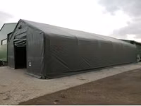 Depozit cort agricol. Hale de depozitare agricole cu tent — φωτογραφία 1