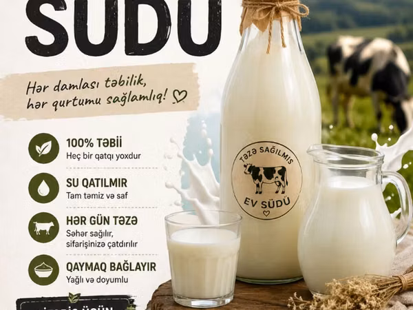 Salam her gün 25lt sud olur bakıda yeni ramanıda 1manatdan topdan