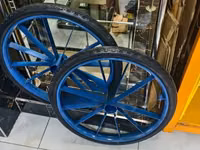 Wheel Barrow - A Pair Wheel Barrow Wheels — picha 1
