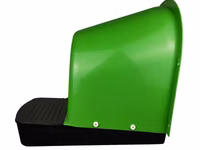 Cuibar din plastic pentru găini cu colector de ouă Des Champs NG02 Verde — 照片 5