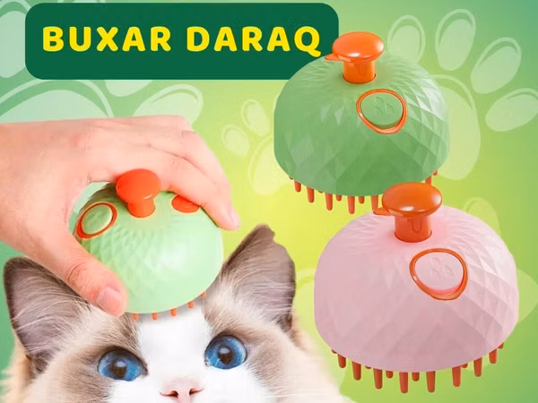Buxarlı daraq (pişik və itlər üçün)