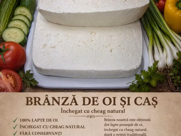 Каш и брынза овечья