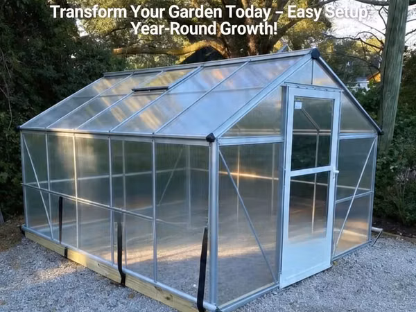 200microms Clear Green House