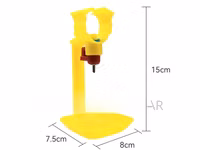 Automatic Yellow Chicken Nipple Drinkers With Hanging Cups-100 Pieces — foto 3