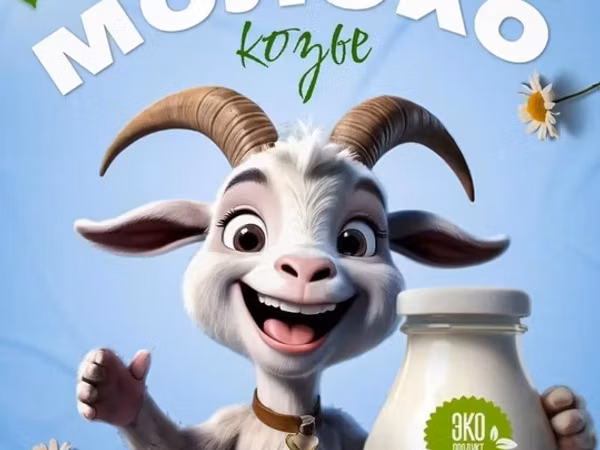 Козье молоко — натуральный эко‑продукт. - Свежий молочный продукт из