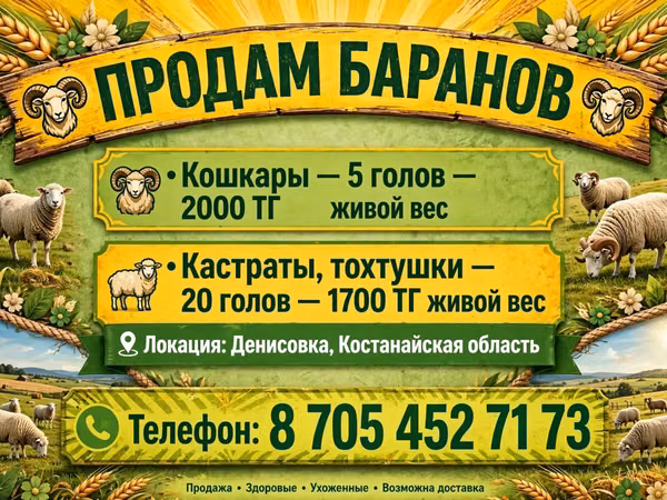 Sheep, Sheep — Kazakhstan