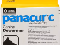 Panacur C (fenbendazol) – itlər üçün qurd əleyhinə toz Məhsul — fotografija 1