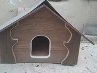 Taxta it evi / heyvan evi - Material: qalın taxta karkas, dekorativ — عکس 1