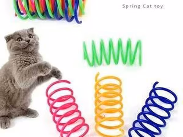 Игрушка для отдыха с кошками, игрушки для котят, кошек, пружинные