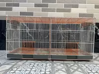 Quş qəfəsi – ikili bölməli,1 metrelik Az istifade olunub — foto 1