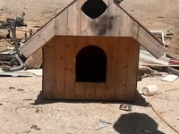 Taxta it evi altida var balaca itler ucun - Material: qalın taxta — عکس 2