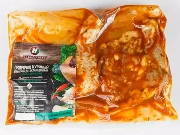 По акции маринованные куры, шашлык
