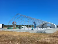 Промышленный шатер 21,35 x 30,5 x 3,6 (8,5) m / Промышленный зал — عکس 4