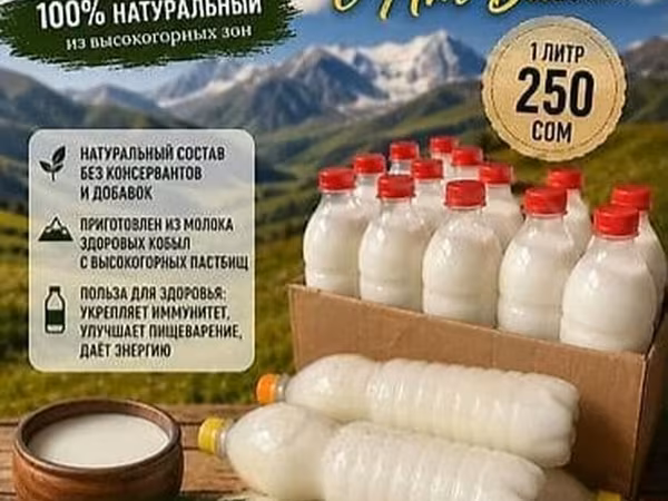 Таза КЫМЫЗ КЕЛДИ ЧОЛПОН АТАДА КЕЛИҢИЗДЕР ИЧИҢИЗДЕР, НАКТА КЫМЫЗ