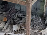 Продаётся металлическая уличная клетка/вольер для мелкой живности или — foto 1