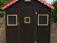 Satılır quş damı Qara playwood materialdan yığılıb, keyfiyyətli və — Foto 2
