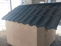 Taxta toyuq kümesi / quşxana - Material: bərk karkas, kontrplaxtan — عکس 2