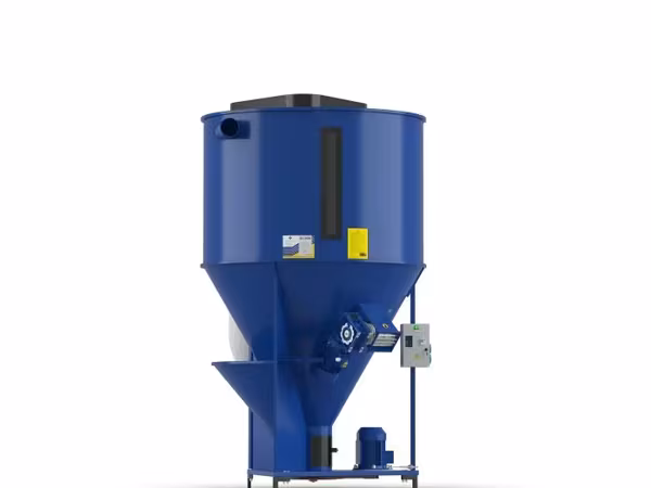 Moara cu aspiratie Kraft 22kw + Amestecator furaje 2000 kg